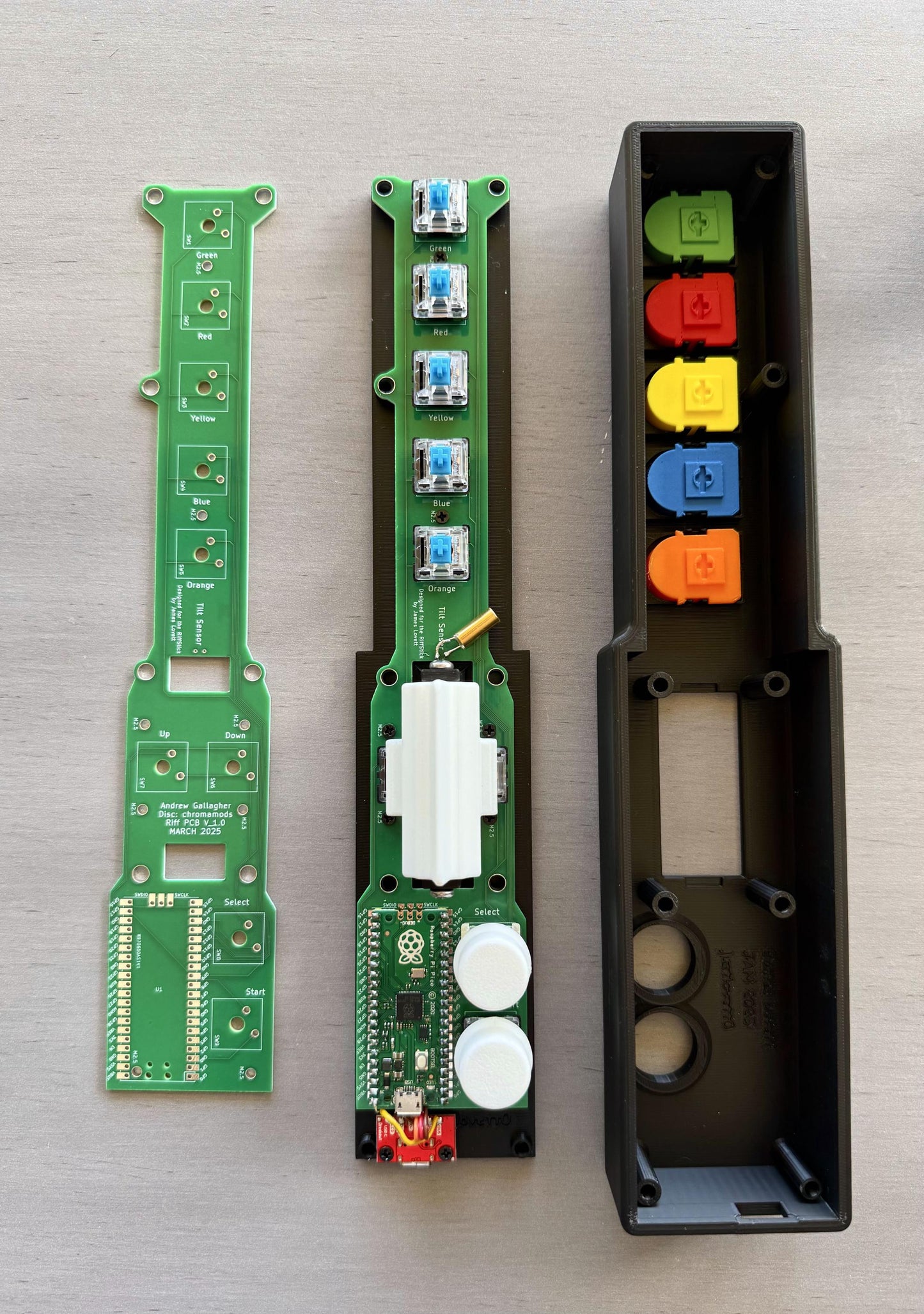 OG RIFFSTICK PCB Version (For PC Clone Hero & YARG)